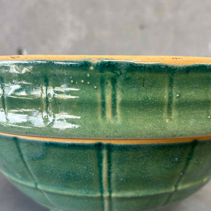 1930s McCoy Yelloware Mixing Bowl #11