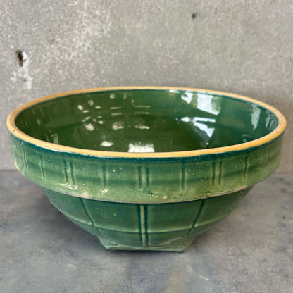 1930s McCoy Yelloware Mixing Bowl #11