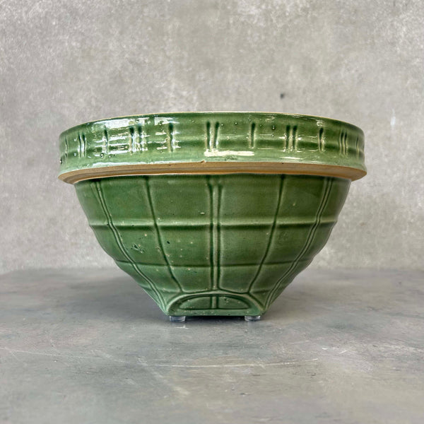 1930s McCoy Yelloware Mixing Bowl #9