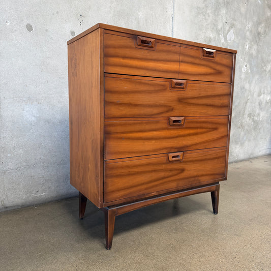 Mid Century Modern 4 Drawer Highboy JB Van Sciver