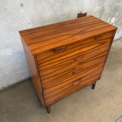 Mid Century Modern 4 Drawer Highboy JB Van Sciver