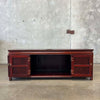 Mahogany Solid Wood Bi-Fold Sideboard