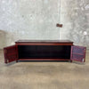Mahogany Solid Wood Bi-Fold Sideboard