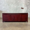 Mahogany Solid Wood Bi-Fold Sideboard