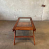 Modern Wood & Glass Coffee Table