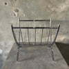 Mid Century Modern Chrome Magazine Rack