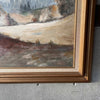 1970's Oil On board Lake Scenery Painting