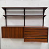Cado Wall Unit Rosewood Desk & Bookcase With Key