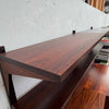 Cado Wall Unit Rosewood Desk & Bookcase With Key