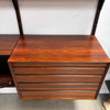 Cado Wall Unit Rosewood Desk & Bookcase With Key