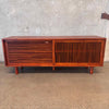 Mosaic TV Console Solid Acacia Wood