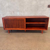 Mosaic TV Console Solid Acacia Wood