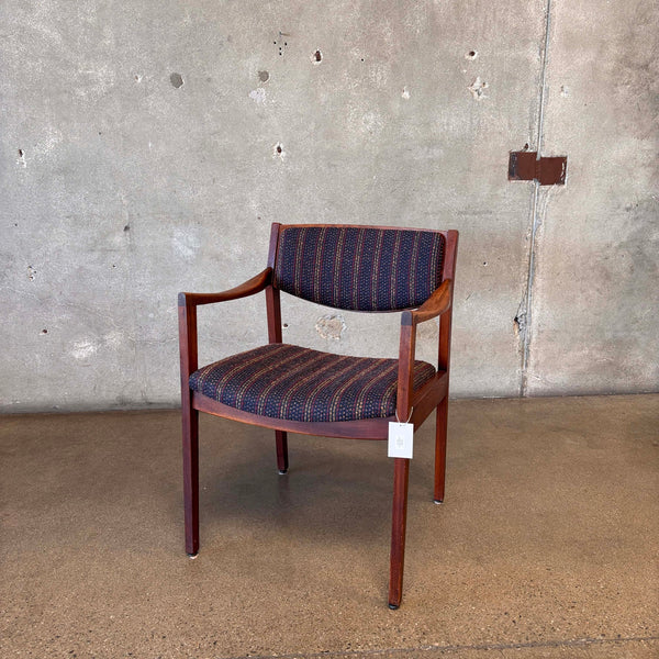 Gunlocke Modern Walnut Armchair After Jens Risom #1