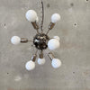 Post Modern Spudnic (9) Lamp Chandelier by Luminaire