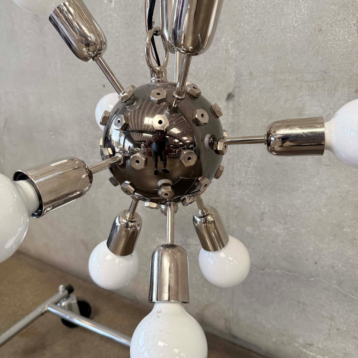 Post Modern Sputnik (9) Lamp Chandelier by Luminaire