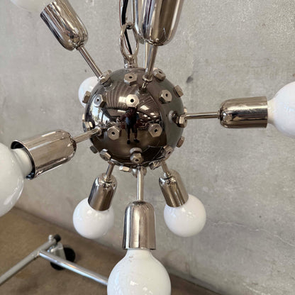 Post Modern Sputnik (9) Lamp Chandelier by Luminaire