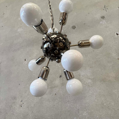 Post Modern Sputnik (9) Lamp Chandelier by Luminaire