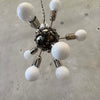 Post Modern Spudnic (9) Lamp Chandelier by Luminaire