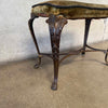 1920 Metal Bench w/Original Mohair