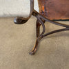 1920 Metal Bench w/Original Mohair