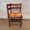 Antique Corner Chair w/Rush Seat (As - Is)