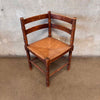 Antique Corner Chair w/Rush Seat (As - Is)