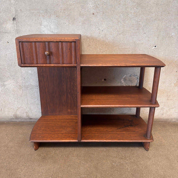 Unusual Vintage End Table w/Drawer