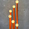 60s Orange Robert Sonneman Waterfall Lamp