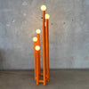 60s Orange Robert Sonneman Waterfall Lamp
