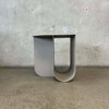 Designer Solid Steel Side Table