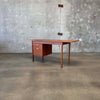 Danish Modern Drop Leaf Teak Desk