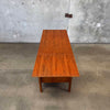 Danish Modern Drop Leaf Teak Desk