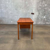 Danish Modern Drop Leaf Teak Desk