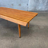 Mid Century Modern Slatted Bench/Coffee Table