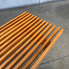 Mid Century Modern Slatted Bench/Coffee Table