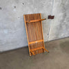 Mid Century Modern Slatted Bench/Coffee Table