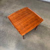 Danish Modern Cane + Teak Side Table by Poul Jensen for Selig
