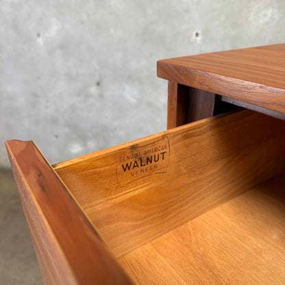 Mid Century Modern Walnut Highboy Dresser