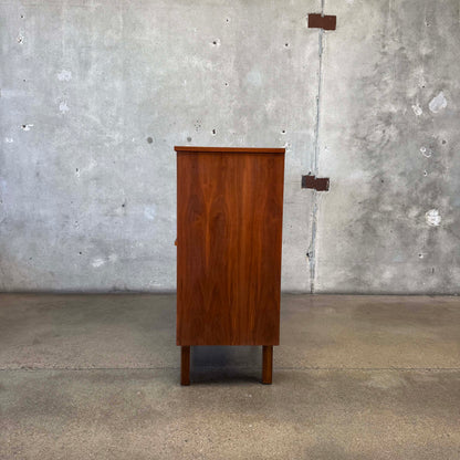 Mid Century Modern Walnut Highboy Dresser