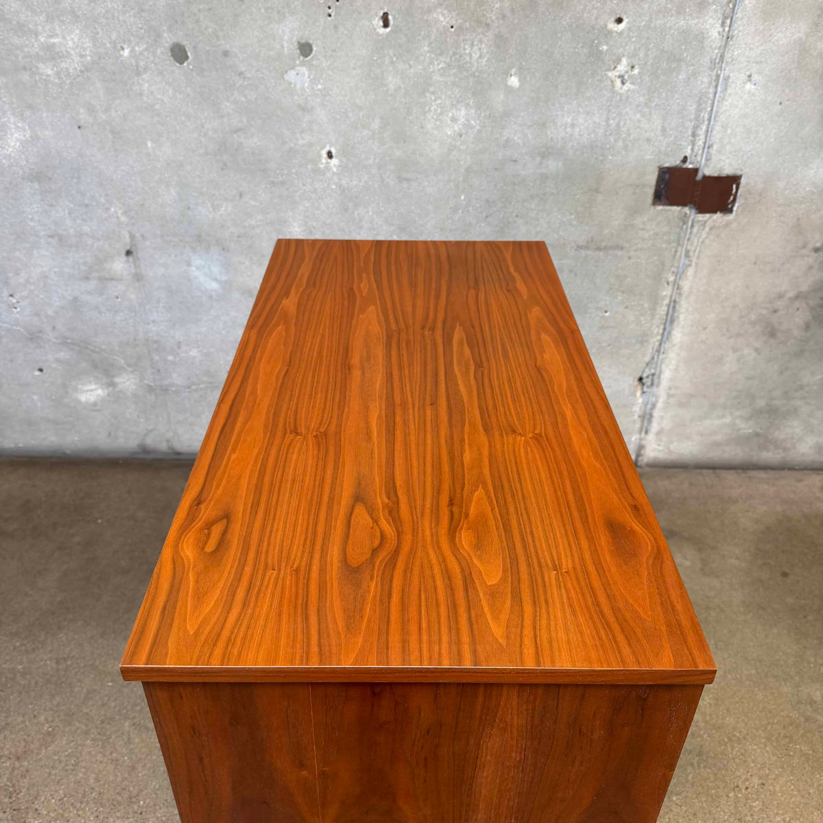 Mid Century Modern Walnut Highboy Dresser