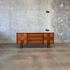 Mid Century Modern Walnut Nine Drawer Dresser