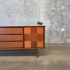 Mid Century Modern Walnut Nine Drawer Dresser