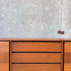 Mid Century Modern Walnut Nine Drawer Dresser