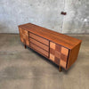 Mid Century Modern Walnut Nine Drawer Dresser