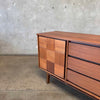 Mid Century Modern Walnut Nine Drawer Dresser