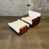 Mid Century Modern Lounge Chair + Ottoman by John Caldwell/California Modern -HOLD