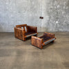 Mid Century Modern Lounge Chair + Ottoman by John Caldwell/California Modern -HOLD