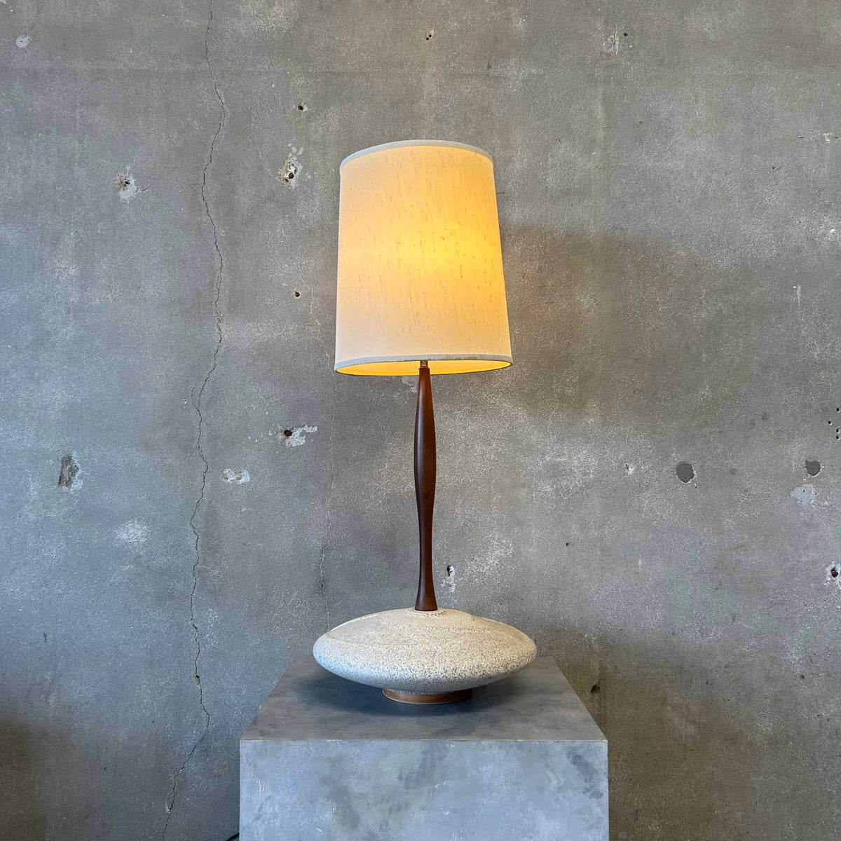 Mid Century Modern Sculptural Lamp - All Original