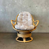 1970s Papasan Rattan Chair #2