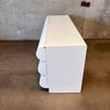 MCM White Bubble Front Six Drawer Dresser/Credenza
